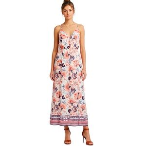 Midnight Doll Maxi Dress Sz 7 Flora Bohemian Boho Spring Summer Graduation Party